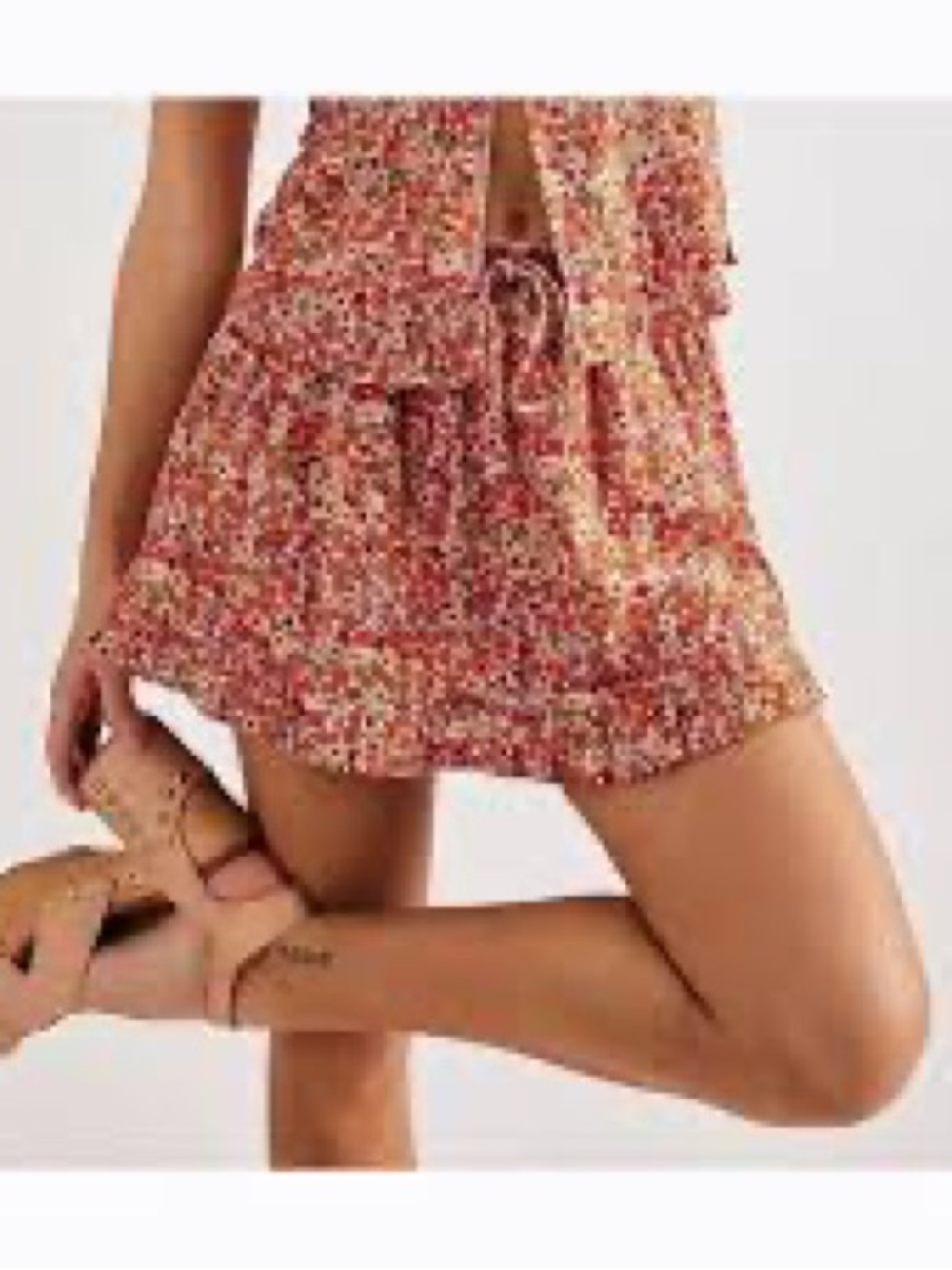 Free People Ellia Printed Skort